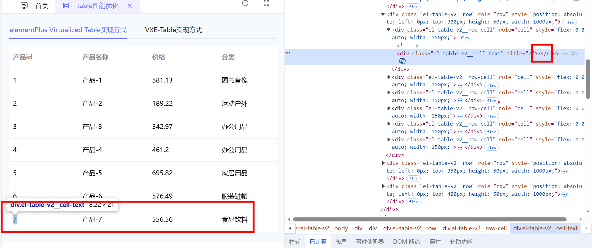 table优化效果图
